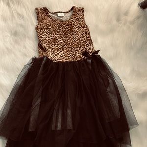 Boutique girls size 6 leopard print dress
